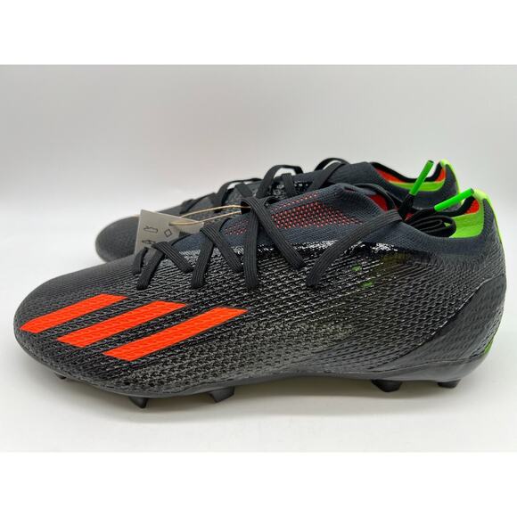 adidas Soccer X SPEEDPORTAL.2 FG GW8449 Core Black Solar Red Men's Size 9 - Picture 2 of 12